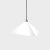 Mid-Century Modern Daniel Becker 'Emily Vertikal 6' Chandelier in Matte White for Moss Objects For Sale - Image 3 of 12