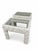 Wood 1980s Coastal White Woven Rattan Glass-Top Side Tables—Pair For Sale - Image 7 of 7