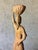 Tan Vintage Roger François Haitian Carved Wood Market Woman Sculpture, Signed, 1970s For Sale - Image 8 of 8