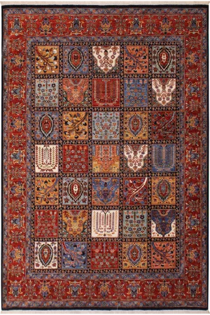1990s Contemporary Rustic Tribal Zeigler Wool Rug - 8′2″ × 9′9″