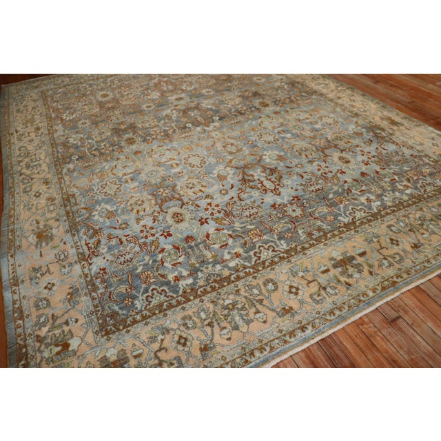 Persian Stunning Antique Persian Bibikabad Room Rug , 9' X 12' For Sale - Image 3 of 9