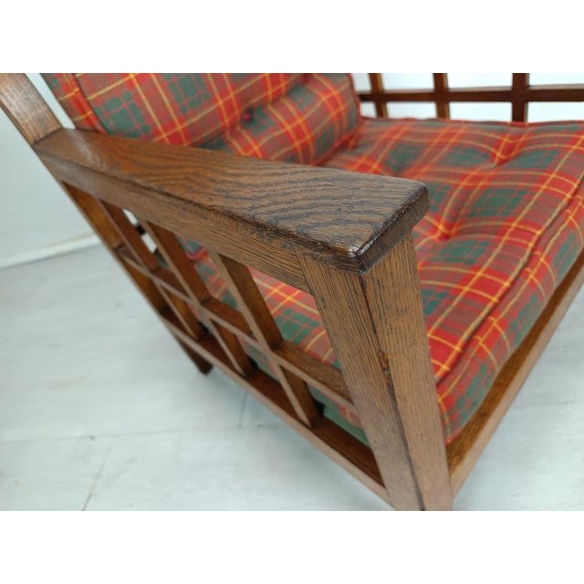 Vintage Oak Reconstruction Chair by René Gabriel, 1950s For Sale - Image 10 of 14
