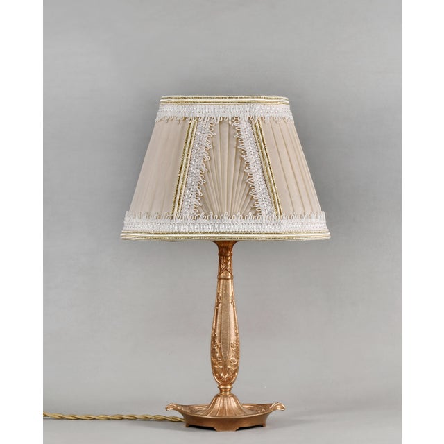 Art Deco French Art Deco Table Lamp by Cherrier & Besnus 1920s France For Sale - Image 3 of 13