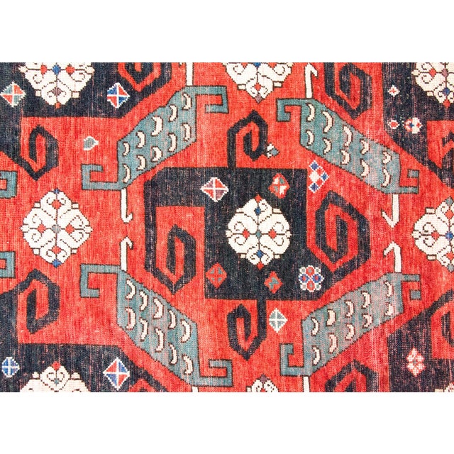 Early 20th Century Persian Kazak Rug For Sale - Image 9 of 16