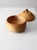 Vintage Handmade Wood Bowl With Lid For Sale - Image 11 of 11