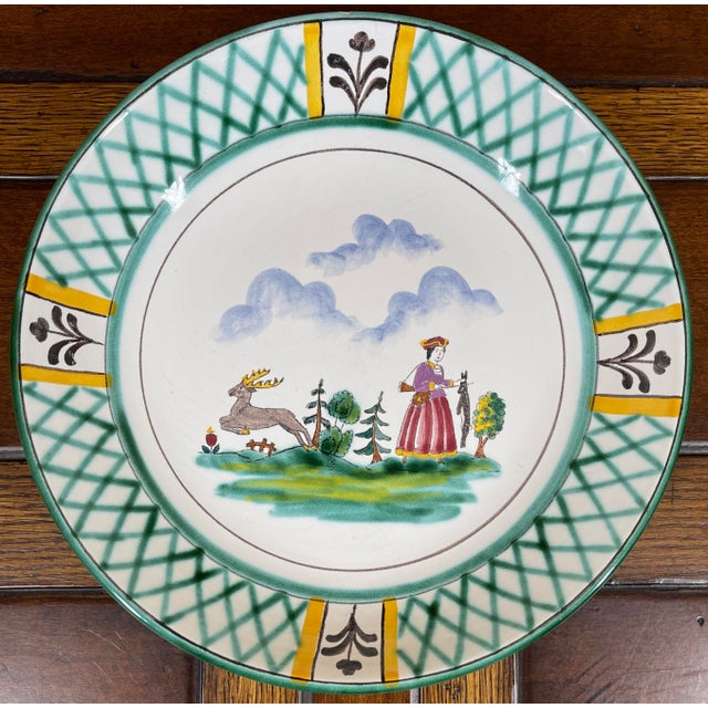 Late 20th Century Vintage Gmundner Keramik “Hunter’s Delight” Serving Bowls- Set of 3 For Sale - Image 5 of 11