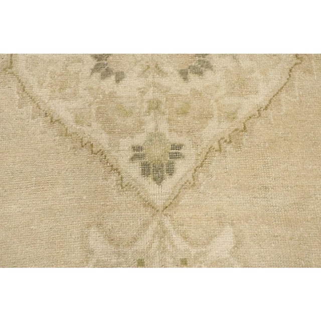 Muted Vintage Turkish Oushak Rug - 07'05 X 13'08 For Sale - Image 4 of 9