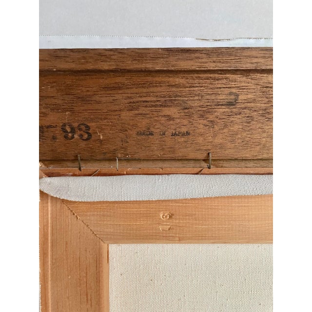 1968 Original Framed Female Portrait Painting Signed Shannon For Sale - Image 12 of 13