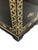Vintage Chinoiserie Black Lacquer and Soap Stone Maiden Umbrella Stand For Sale - Image 6 of 18