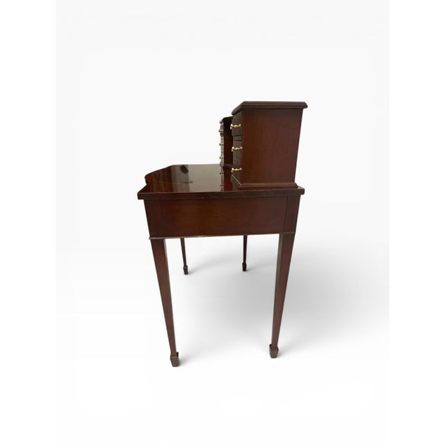 1980s Baker Furniture Federal Style Ladies Writing Desk For Sale - Image 11 of 13