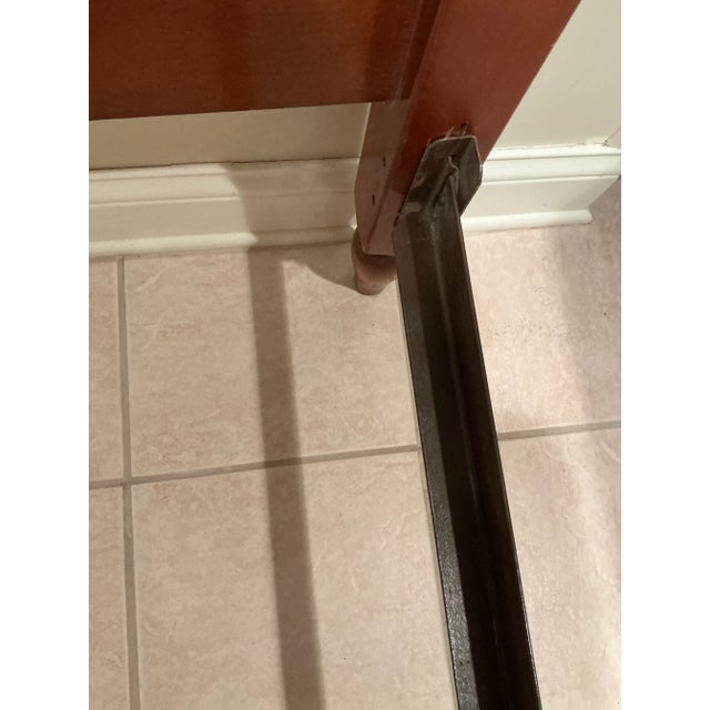 Vintage 1950’s Colonial or Early American Solid Maple Twin Bed With Turned Balusters For Sale - Image 4 of 12