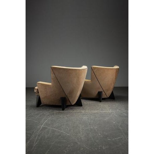 Art Deco Armchairs by Bart van Bekhoven, Set of 2 For Sale - Image 5 of 14