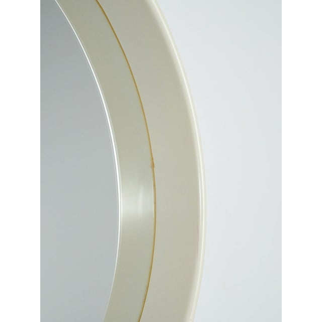Round Scandinavian Mirror, 1960s For Sale - Image 3 of 8