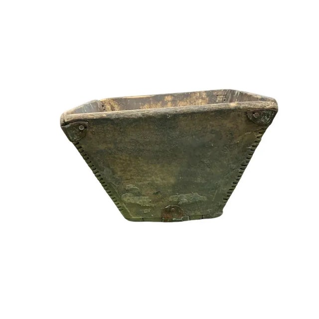 Rustic Vintage Wooden Rice Measurer For Sale - Image 3 of 5