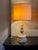 Stone Alabaster Lamp & Shade by Ironies For Sale - Image 7 of 13