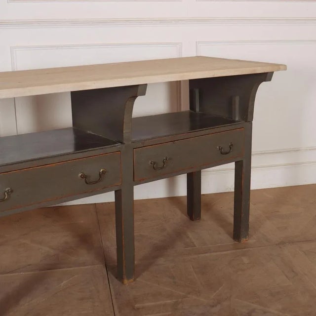 Vintage English Painted Server For Sale - Image 3 of 8