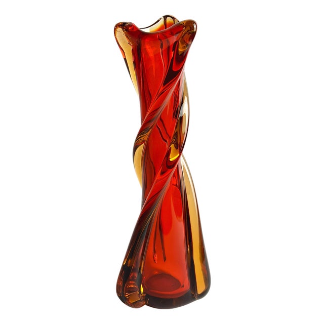 Mid-Century Modern Murano Vase by Galliano Ferro, 1960s For Sale