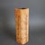 Vintage stoneware vase by raymonde leduc (circa 1960s-70s). A cylindrical sandstone coloured vessel with plant motifs -...