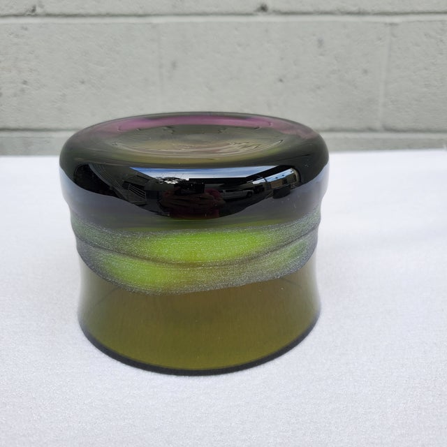Late 20th Century Villeroy & Boch Jewels Series Glass Bowl For Sale In Los Angeles - Image 6 of 12