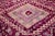 Textile Mid-20th Century Handmade Vintage Purple Tribal Morrocan Wool Rug For Sale - Image 7 of 11