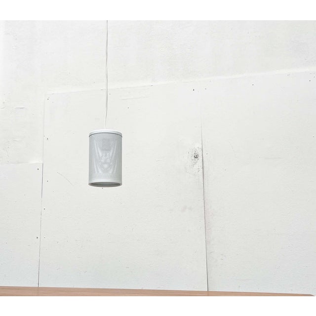 Minimalist Perforated Metal Pendant Lamp from Orno, Finland For Sale - Image 16 of 18