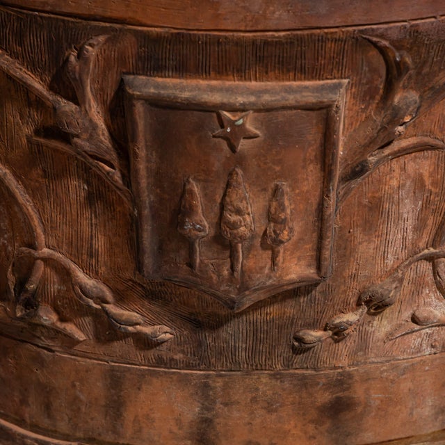 Large Terracotta Planters on Lion's Paw Feet, Italy, Late 19th-Early 20th Century, Set of 2 For Sale - Image 6 of 8