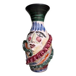 Anthropomorphic Ceramic Vase by Gennaro Condurso, Seminara, Italy, 2010s For Sale