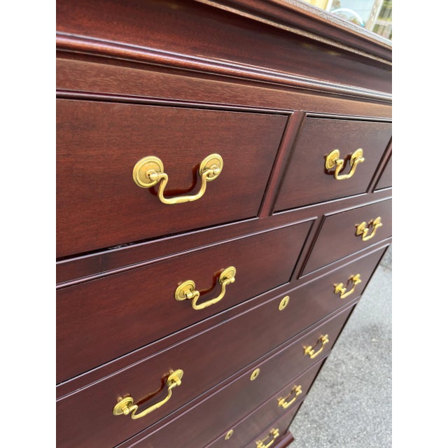 Late 20th Century Late 20th Century Hickory Chair Co Tall Chest For Sale - Image 5 of 10