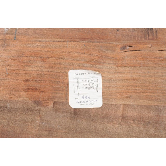 Italian Mid 20th C. Pair Raised Side Chests For Sale - Image 10 of 11