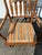 Brown Early 20th Century Antique Rocking Chair Wood Spindle For Sale - Image 8 of 10