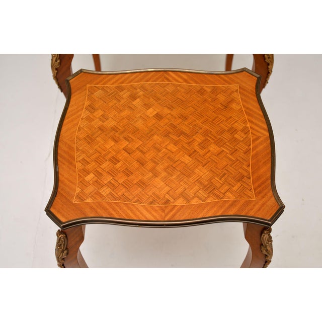 Wood Vintage Louis XV French Nesting Tables, 1930, Set of 3 For Sale - Image 7 of 11