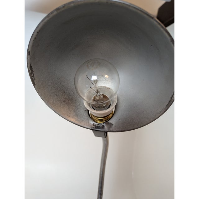 Art Deco Gooseneck Table Lamp, 1920s For Sale - Image 9 of 11