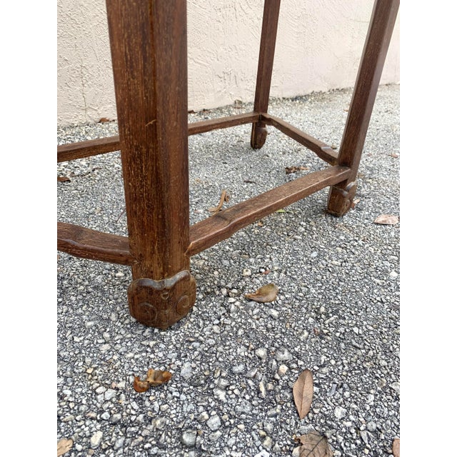 19th Century Mint Style Hard Wood Chinese Console Table For Sale - Image 10 of 13