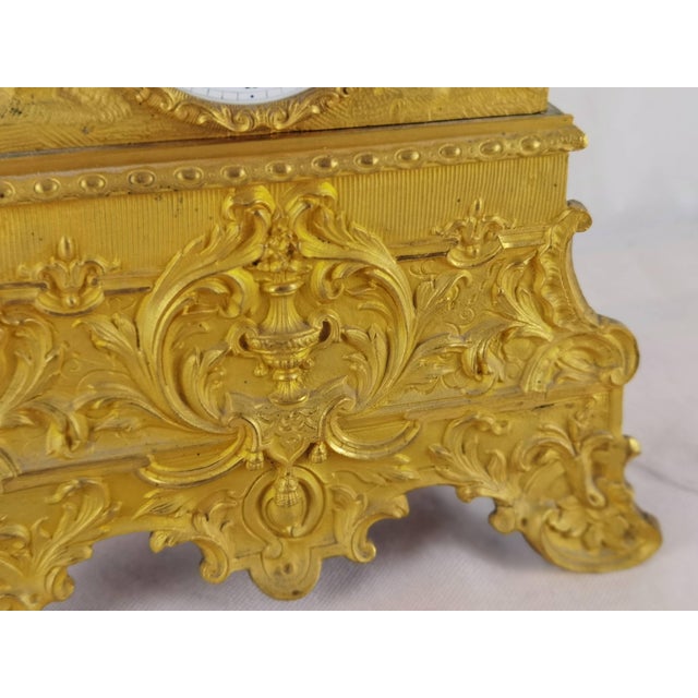 Antique French Mantel Clock by Marti et Cie, 1850 For Sale - Image 9 of 18