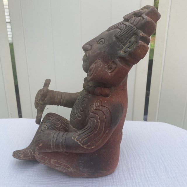 1950s 1950s Mid-Century Pre-Columbian Revival Figural Sculpture For Sale - Image 5 of 12