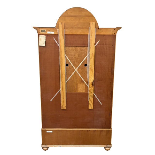 Wood Rare 1990s Ethan Allen Swedish Home Collection Gustavian Armoire For Sale - Image 7 of 12