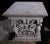 Early 20th century elaborate Neo-Romanesque style cast stone table or pedestal base. Foliate and fowl design. Suitable for...