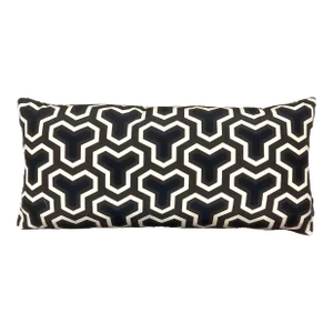 Gucci Geometric Neutral Vintage Silk Scarf Pillow