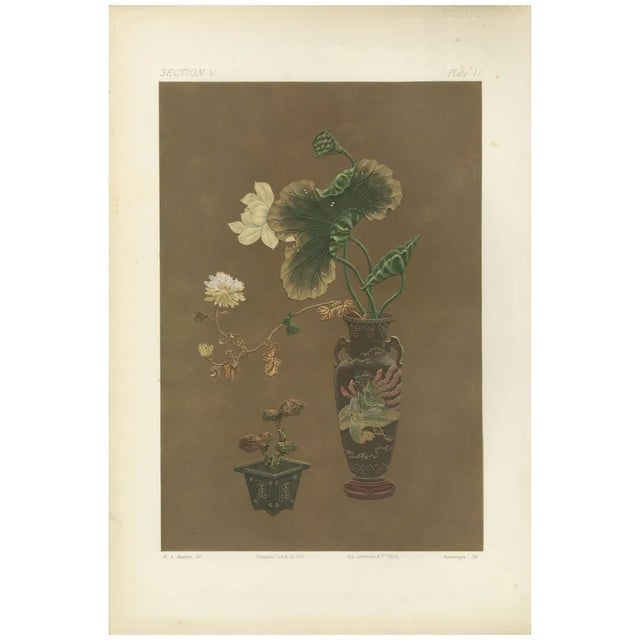 Japanese Decorative Art, 1884, Lithograph For Sale