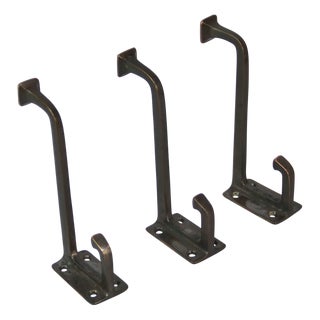 Vintage Metal Hangers, 1940s, Set of 3 For Sale