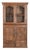 Antique Indian Glass Armoire | Teak Wood Cabinet | Vintage Glass Display Cabinet | Rustic Home Decor For Sale