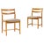 20th Century Danish Wooden Chairs, Pair For Sale - Image 13 of 13