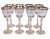 1970s Vintage Mikasa Silver Mist 57618 Cordial Glasses Platinum Rim Set of 8, 1979-87 For Sale - Image 5 of 15