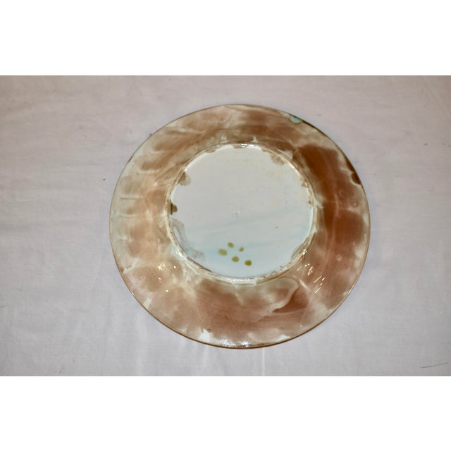 19th Century 19th Century English Majolica Plate For Sale - Image 5 of 6