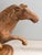 American Vintage Hand Carved Large Stallion Wood Sculpture Equestrian Decor. For Sale - Image 3 of 11