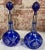 Vintage 1970s Blue Bottles, Italy - a Pair For Sale - Image 9 of 9