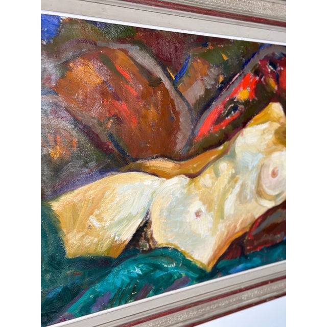 Bengt Ellis, Nude Model, 1960s, Oil on Canvas, Framed For Sale - Image 11 of 17
