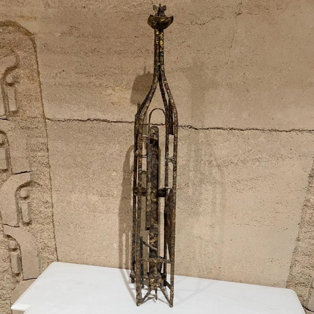 AMBIANIC presents 1970s Brutalist Sculpture by Max Finkelstein, renowned Southern California artist creating modern...