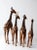 Vintage Leather Giraffe Sculptures - Set of 4 For Sale - Image 10 of 11