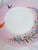 Late 19th Century Antique French Floral & Butterfly Pink Limoges Porcelain Dinner Plates – Set of 10 For Sale - Image 5 of 8
